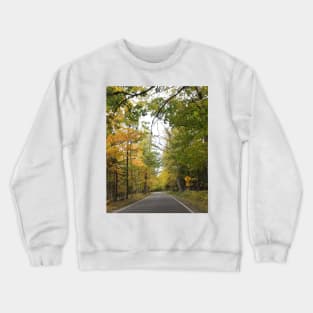 Tunnel of trees Crewneck Sweatshirt